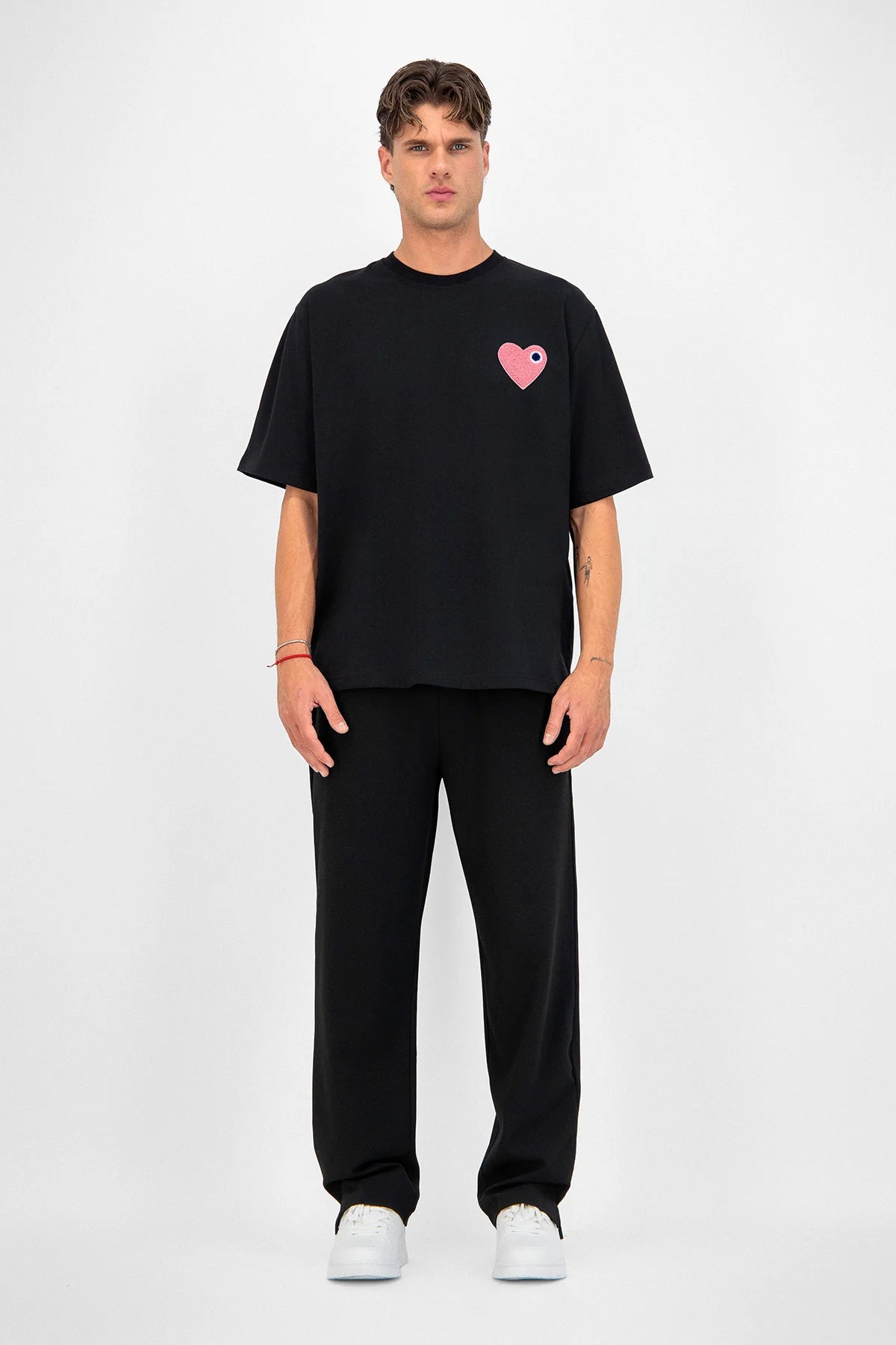T-shirt brodé cœur