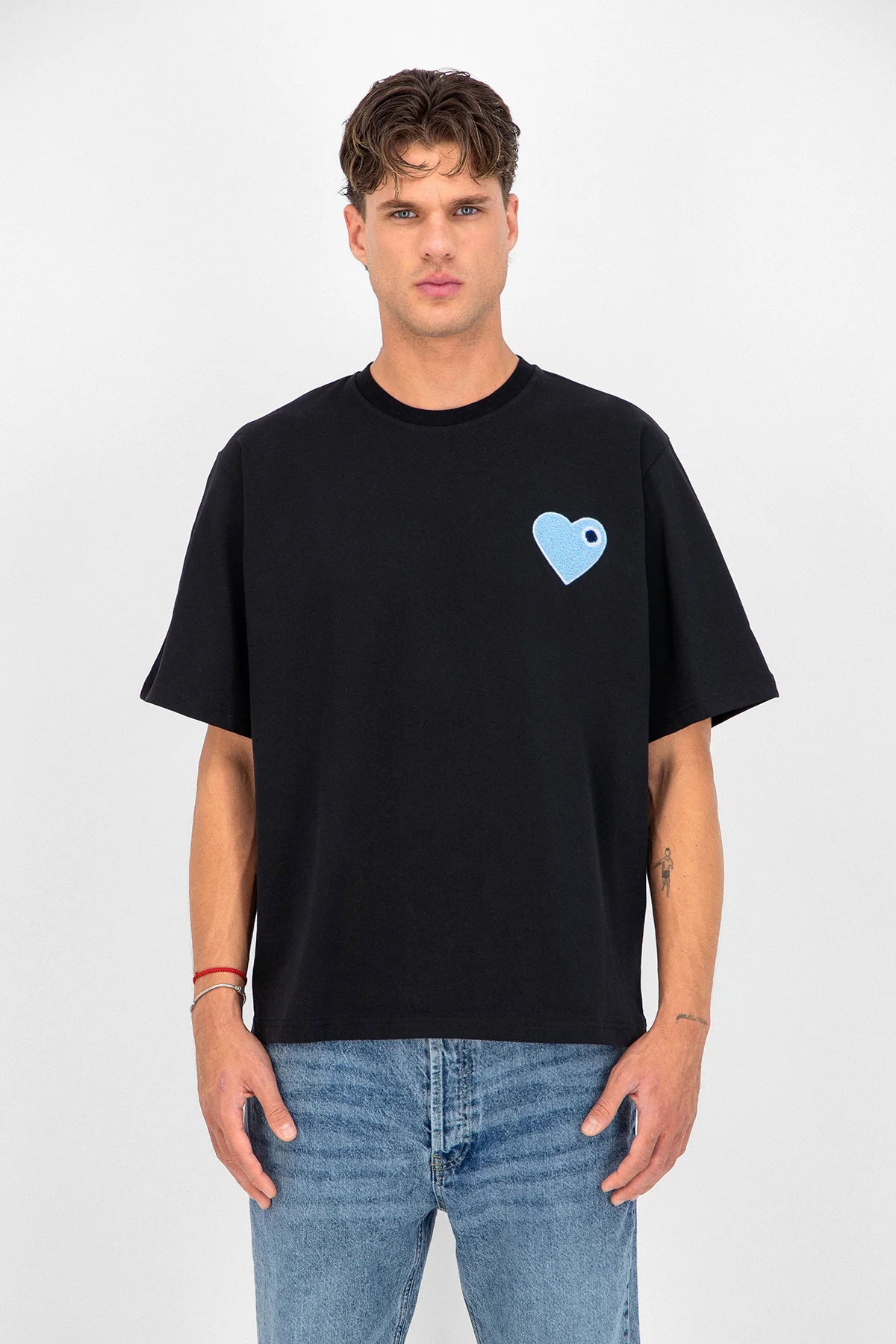 T-shirt brodé cœur