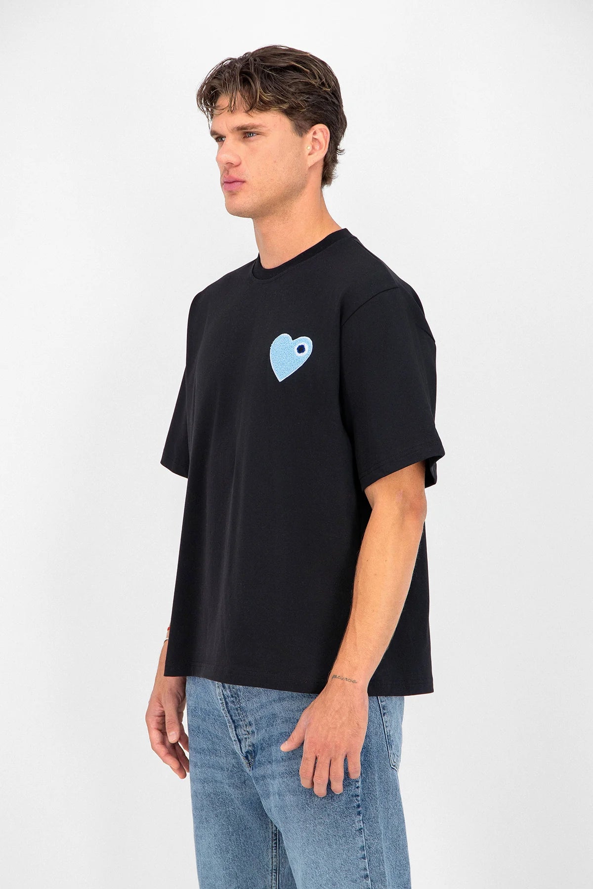 T-shirt brodé cœur