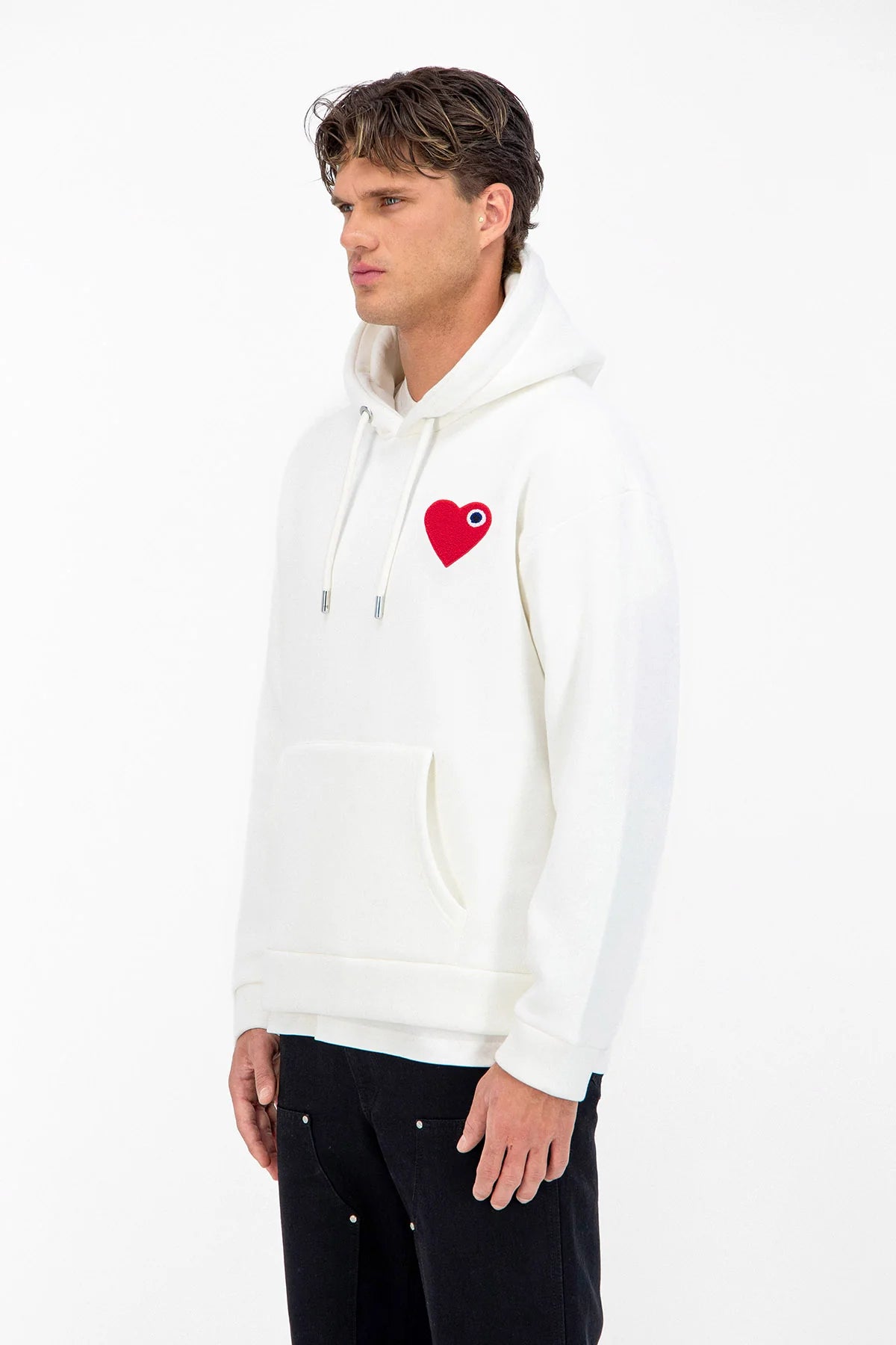 Sweat à capuche brodé