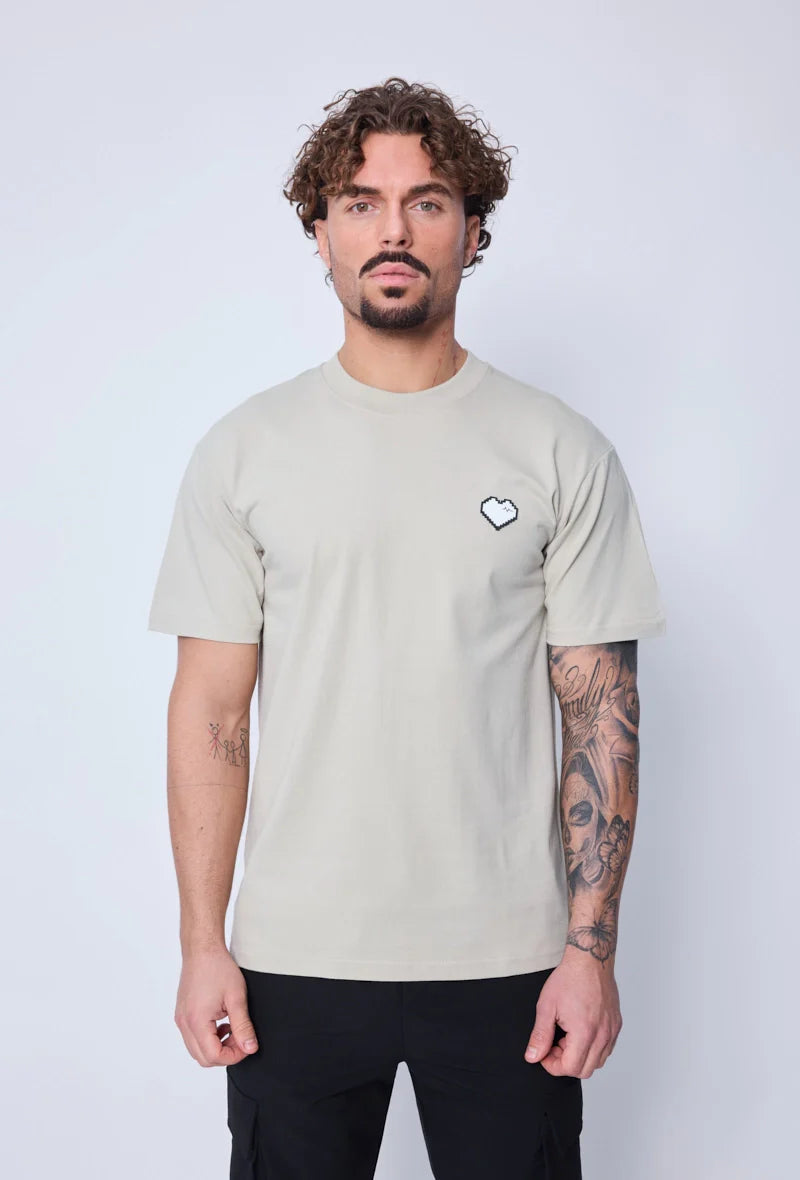 T-shirt uni "Cœur"