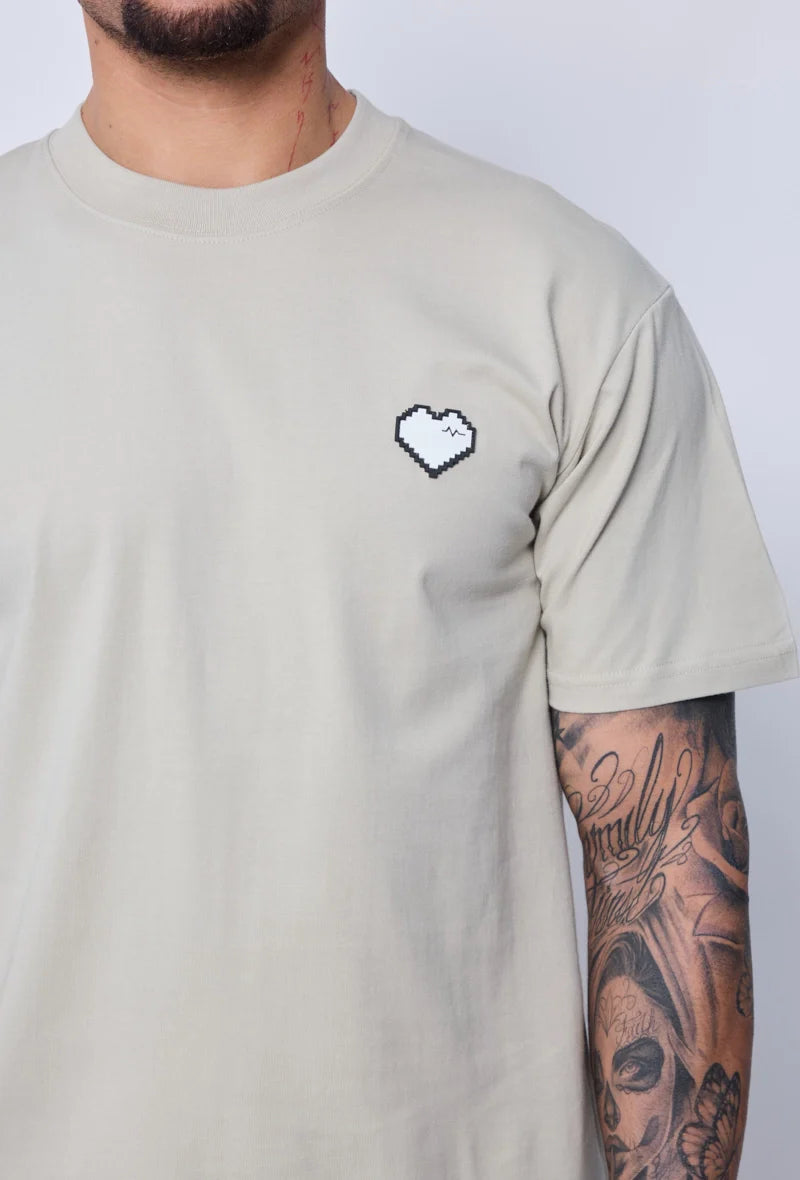 T-shirt uni "Cœur"