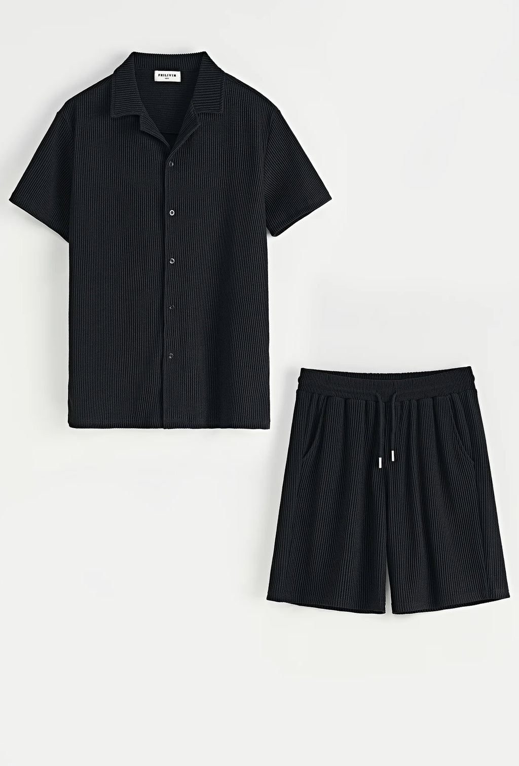 Ensemble chemise short uni