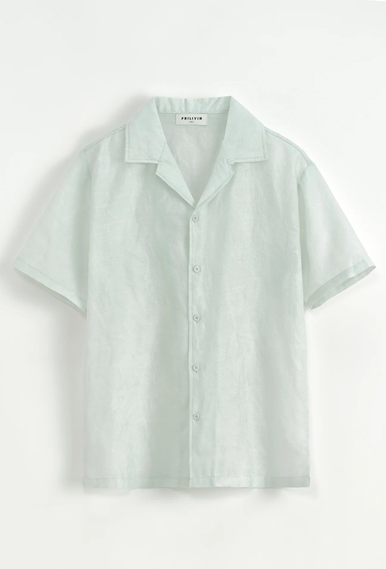 Chemise unie à manches courtes