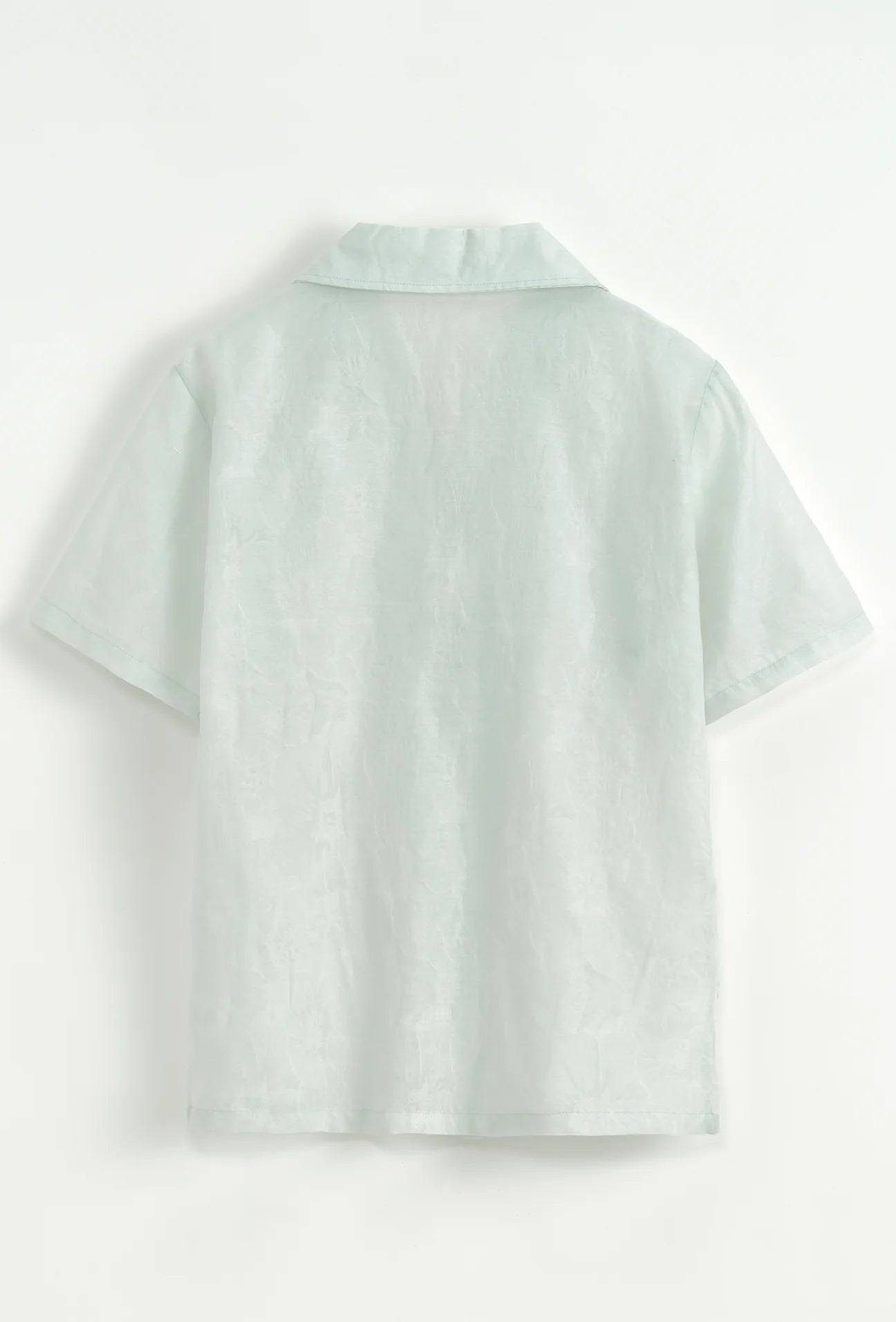 Chemise unie à manches courtes