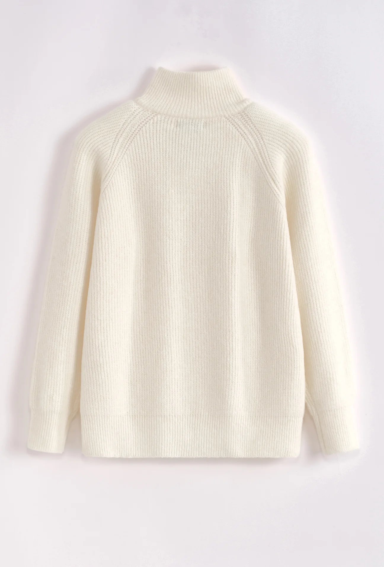 PULL ZIPPÉ BLANC
