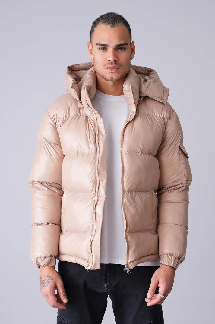 Doudoune oversize à capuche