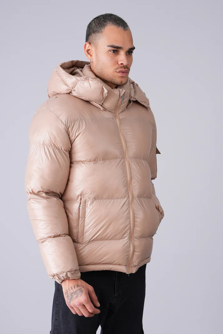 Doudoune oversize à capuche