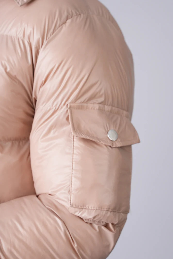 Doudoune oversize à capuche