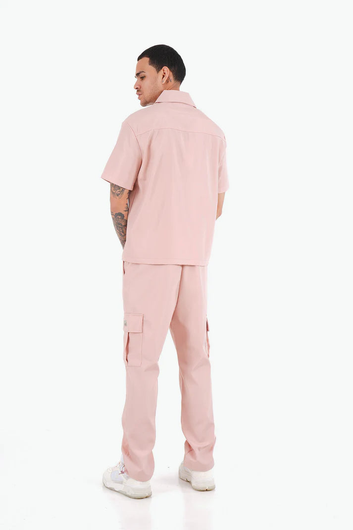 Ensemble chemise zippée et cargo