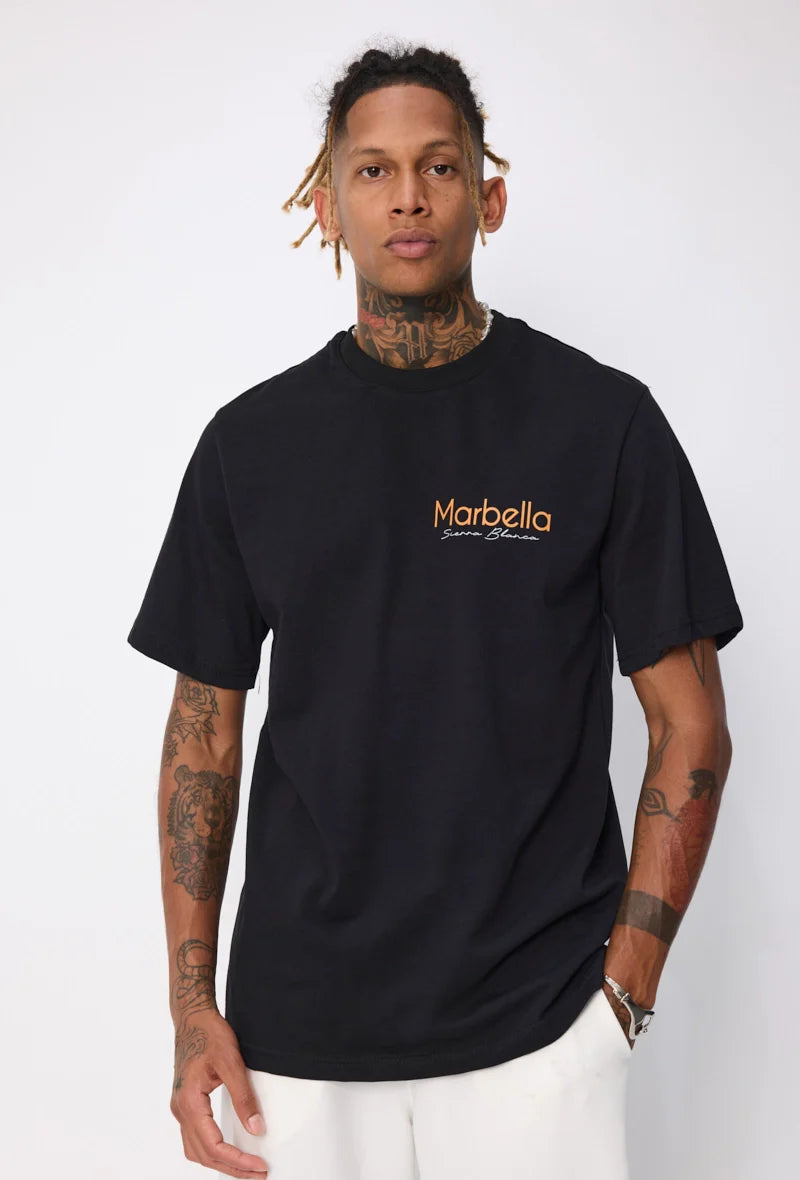 T-shirt Marbella imprimé graphique