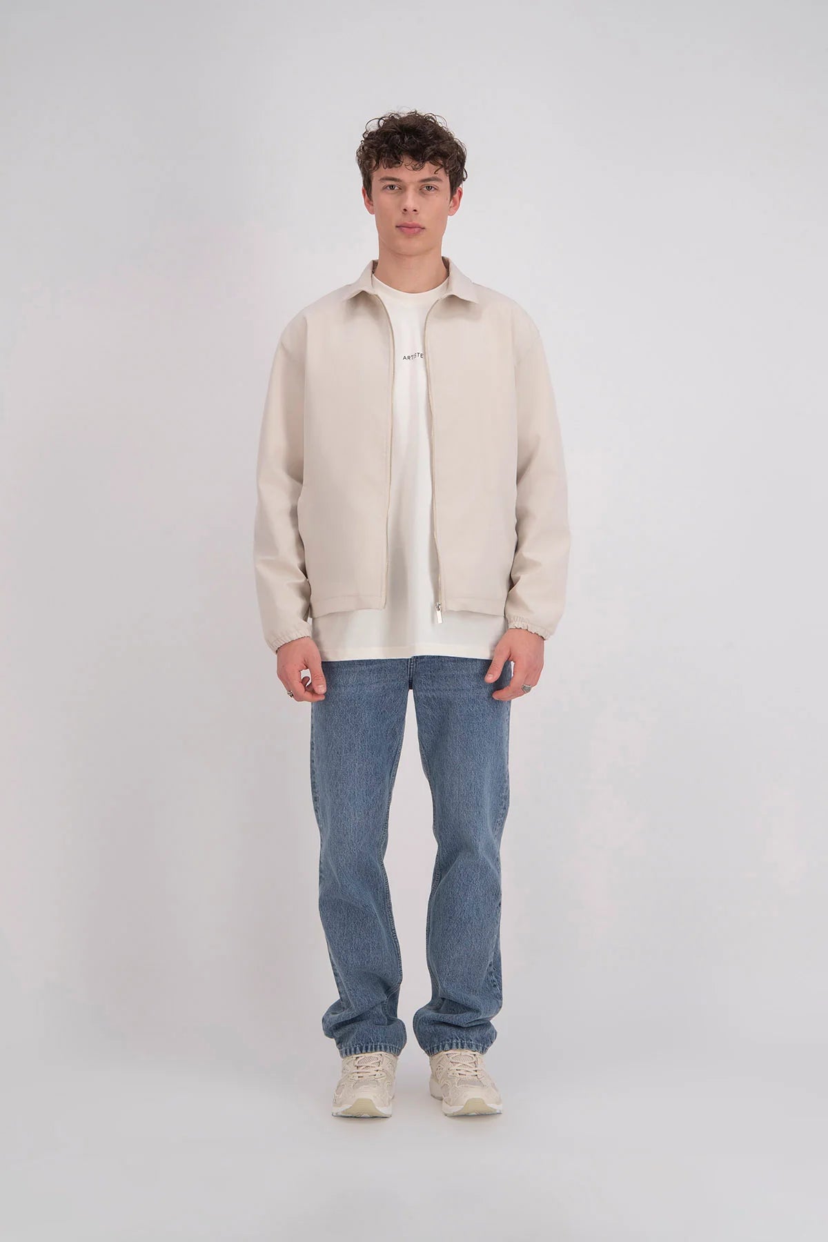 Veste zippée unie