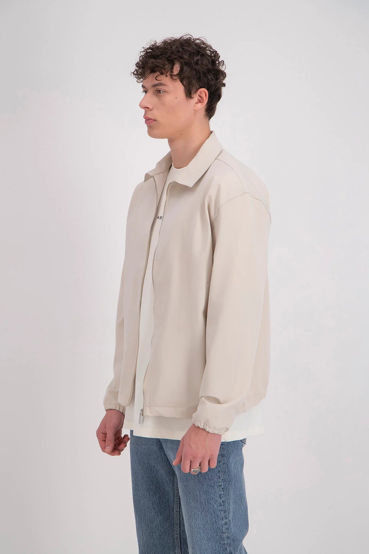 Veste zippée unie