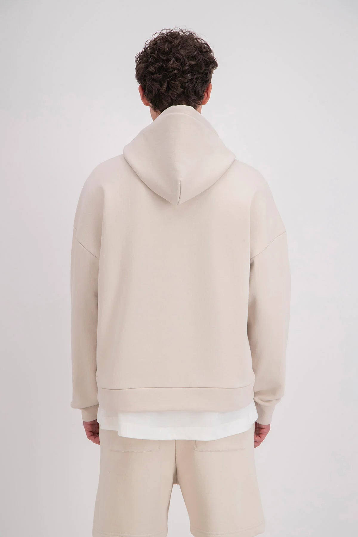 Hoodie zippé brodé cœur