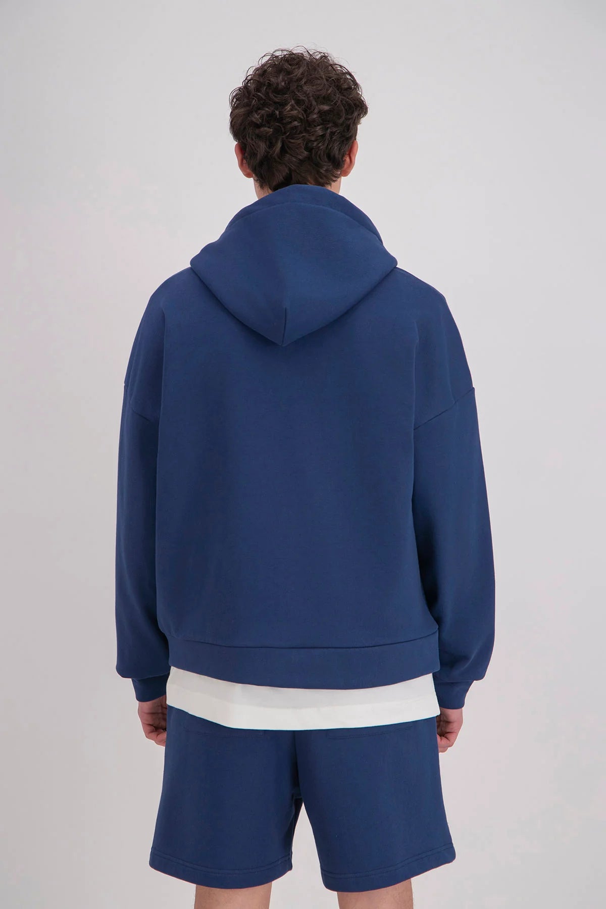 Hoodie zippé brodé cœur