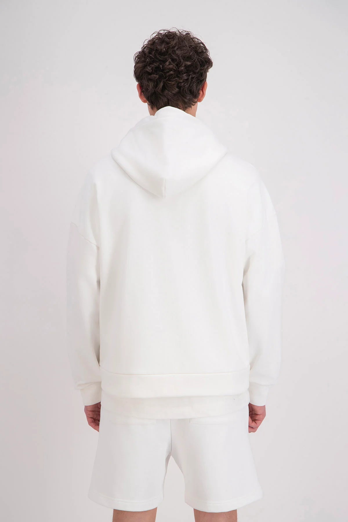 Hoodie zippé brodé cœur