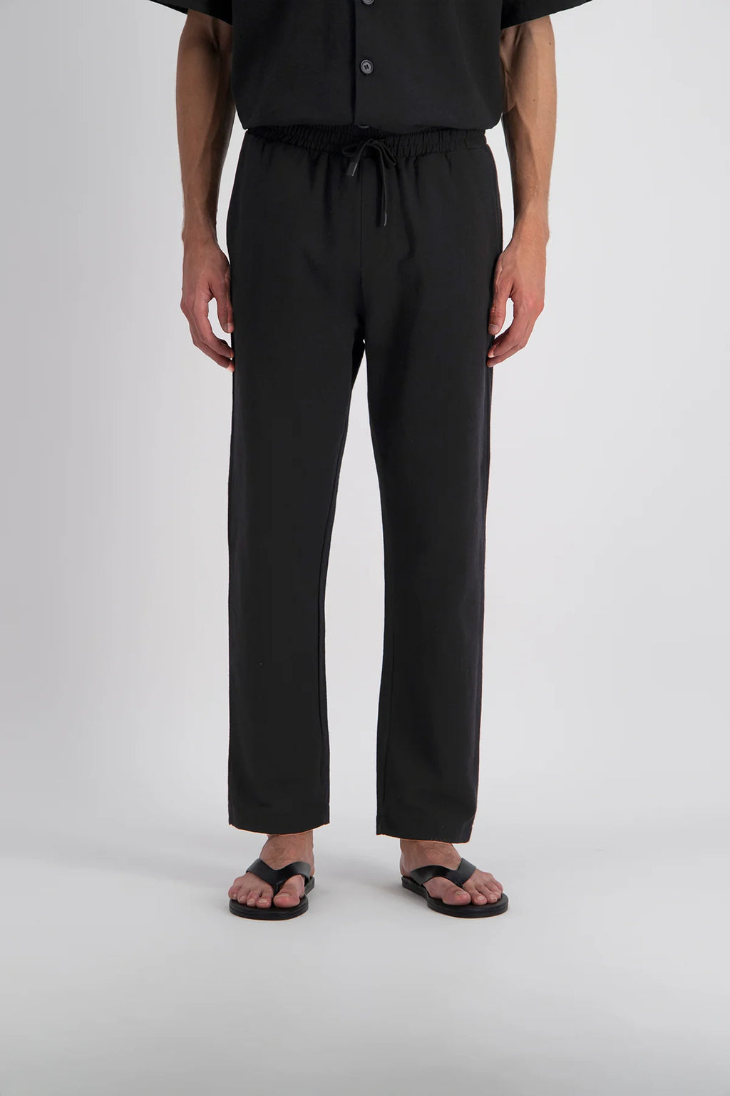 Pantalon ample à cordon