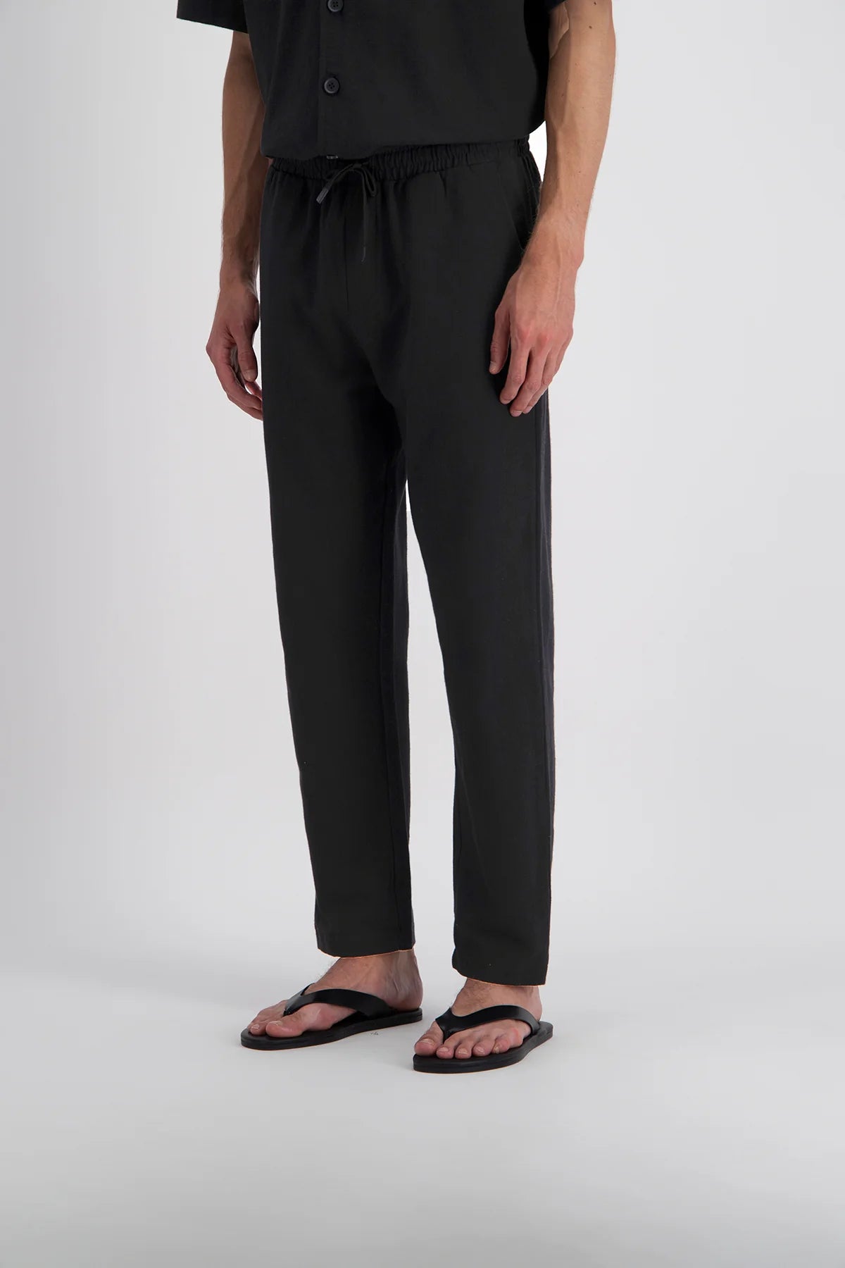 Pantalon ample à cordon