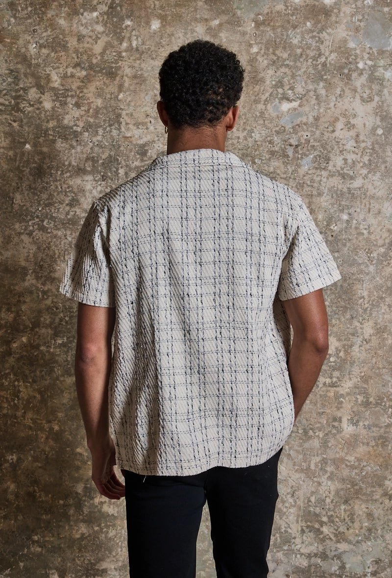 Chemise manches courtes à carreaux