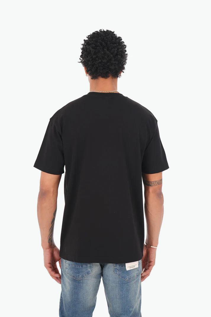 T-shirt imprimé visuel carré