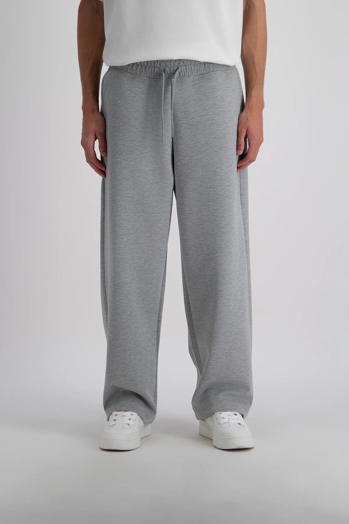 Pantalon oversize gris