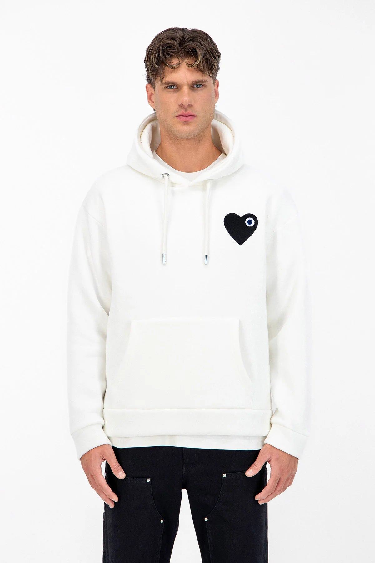 Sweat à capuche brodé