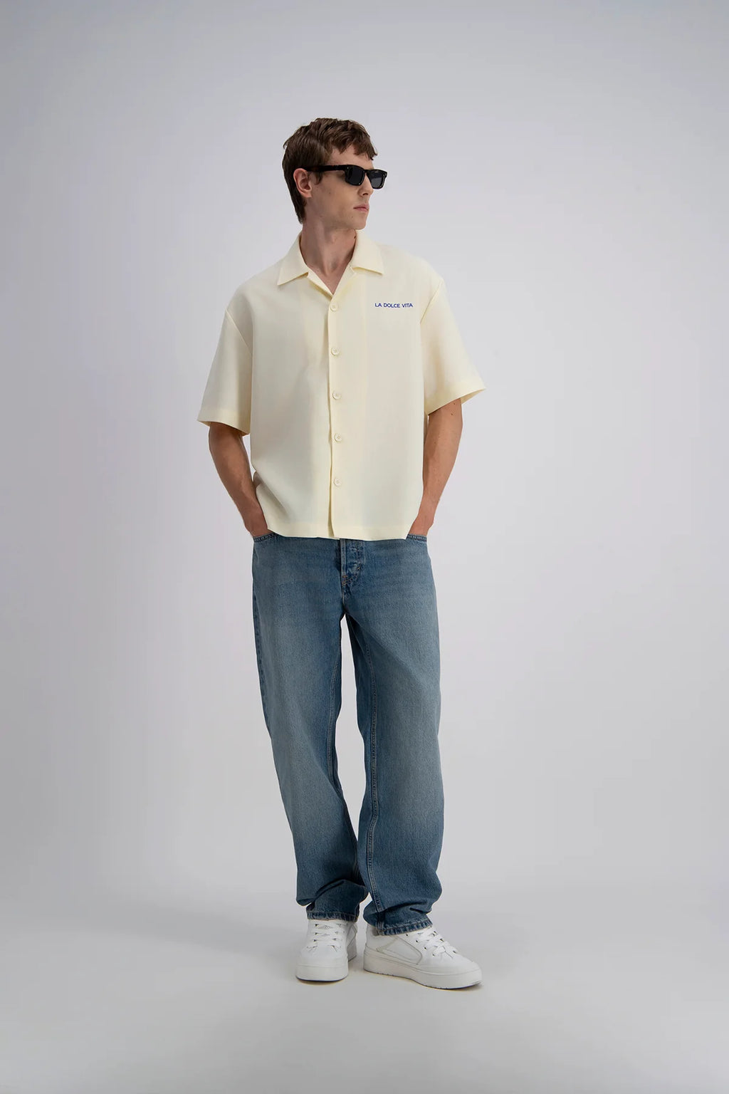 Chemise imprimée "Dolce Vita"