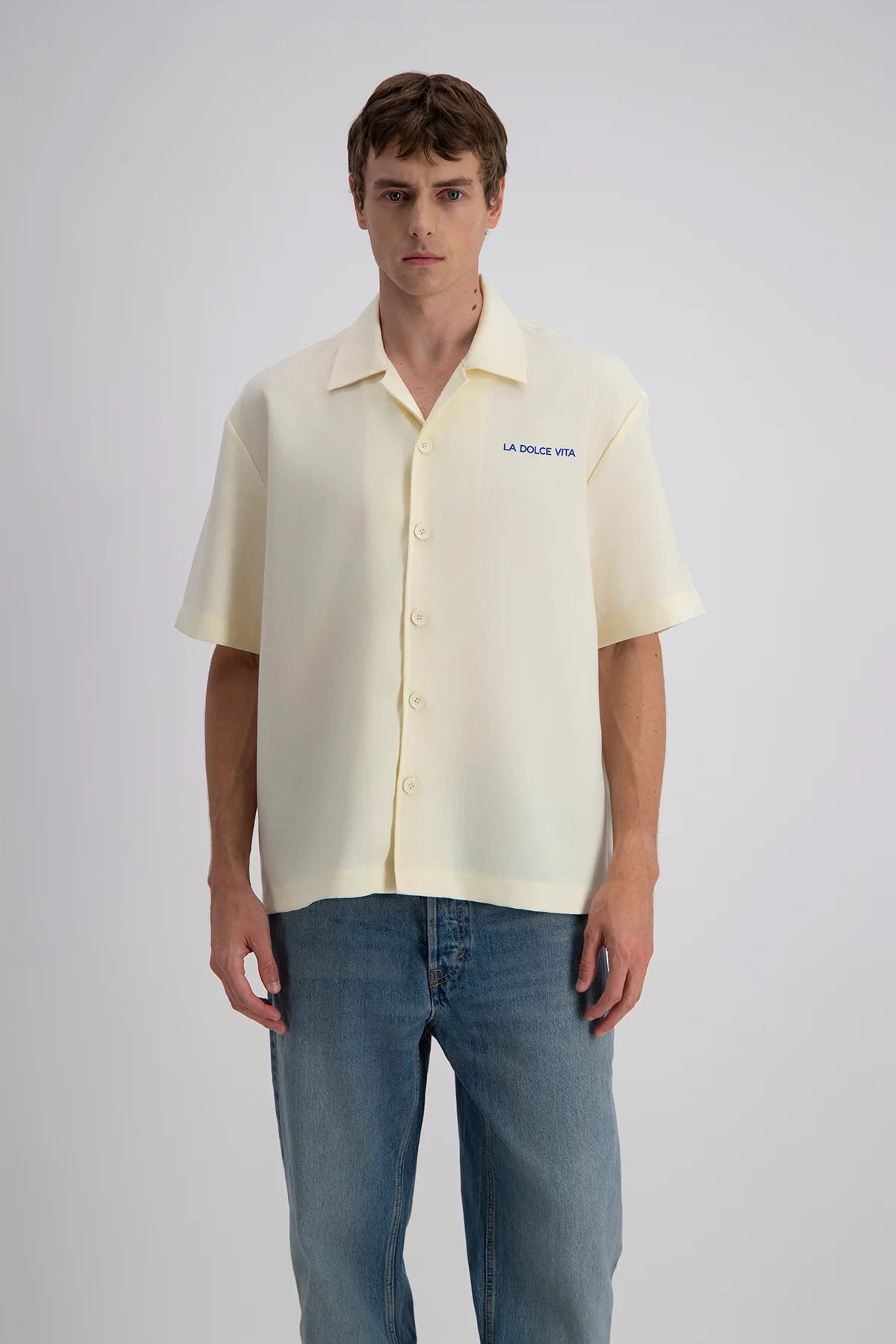 Chemise imprimée "Dolce Vita"